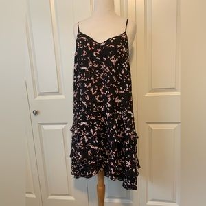 Leith Pink Floral Dress in L